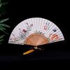 Japanese Folding Fan Handmade Decorative Kanagawa Wave Foldable Fan Handheld Vintage Hand Fans For Women Portable Folding F
