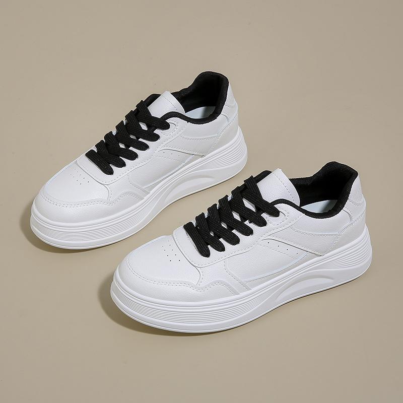 Autumn New Breathable Little White Shoes Female Students Platform Versatile Casual Sports Board Shoes