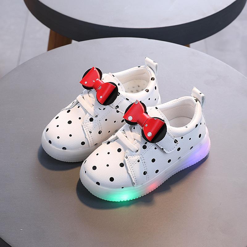 

Новые детские кроссовки Flash Bow Dot Casual Sneakers 24