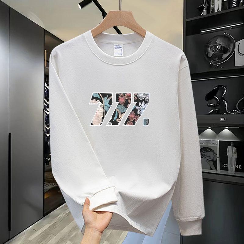Long Sleeve Casual Men'S T-Shirt Pure Cotton High Quality Sweater Handsome Literary Versatile Trend