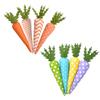 4x Easter Carrot Ornaments Artificial Party Favors Festival Gift Easter Decoration for Living Room Kitchen Wedding Holiday Home