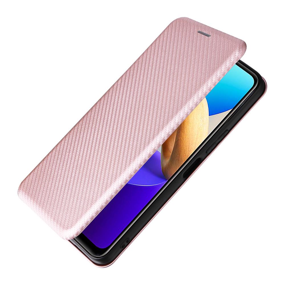 VIVO Y22S/Y35 Carbon Fiber Multi-card Flip Case - Simple, Neutral Design