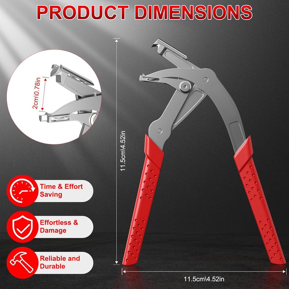 Car Clip Pliers Clip Removal Tool Spring-Loaded Lever for Auto Trim Fastener Removal Easily Remove Fasteners Clips and Rivets Thread Lock3