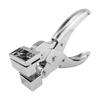 T-Shape Hole Puncher Heavy Duty Metal Punching Pliers Ergonomic Grip 10 Sheets Capacity for Cardstock PVC Laminated Film