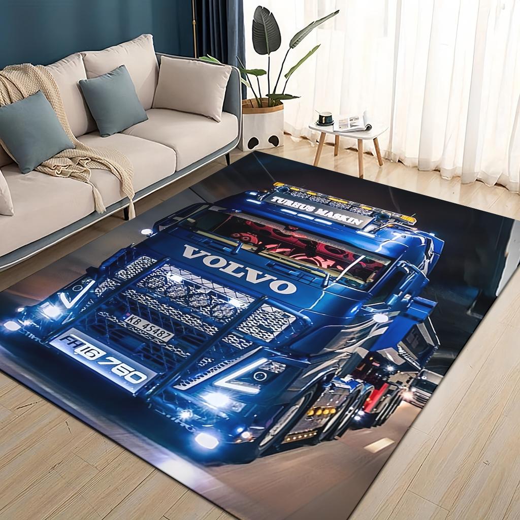27 Style New Volvo Cargo Trucks Lorry Car Motorcycle Rug Carpet for Living Room Bedroom Home Decor,kid Non-slip for Sofa Doormat