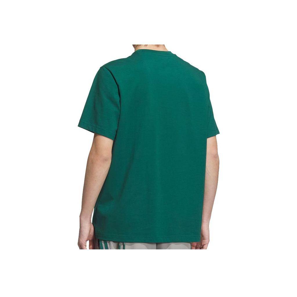 Adidas Originals Retro Football Sports Casual Pullover Simple Short Sleeve T-Shirt Men Tops Green JX2627