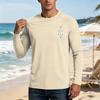 Men's Long Sleeve UPF 50 Plus Sun Protection Shirt Basic Breathable Loose Fit Outdoor Casual T-Shirt with Quick Dry Cooling Fabric