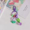 Ins Cute Tulip Keychain Color Ball Pendant Small Fresh Resin Car Key Chain Women'S Backpack Accessories Phone Case Charm Gift