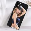 Singer K-Kim C-Chaewon Phone Case For iPhone 16,15,14,13,12,11 Plus,Pro Max,XS,X,XR,SE,Mini,8,7 Soft Silicone Black Cover