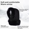 Adult Plush Earflap Hat Outdoor Windproof Ear Protect Furry Hat for Outdoor