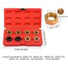 Thread Repair Kit Thread Restorer Kit 8 Pieces Metric Chaser Set Rethreading Portable Repair Tool Hex Tap Die Tapping