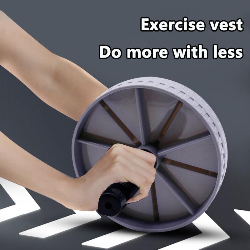 Abdominal Exercise Wheel For Workout Body Building, 1 Pc Household Silent Abdominal Workout Roller, Waist & Tummy Slimming