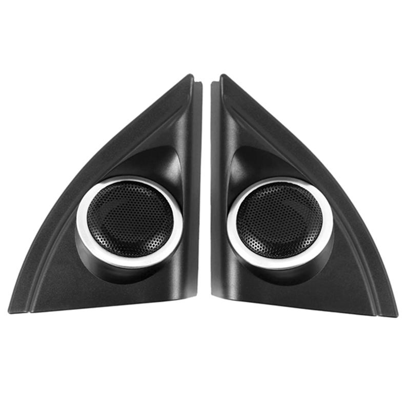 

Portable Car Door Panel Audio Horn Cover Tweeter Triple-Cornered Speaker Loudspeaker Cover Trim For Toyota Vios Yaris 2013-2019