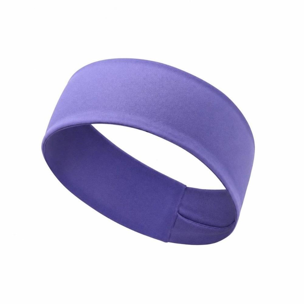 Solid Color Yoga Headbands Hair Fixing Hole Fitness Hair Bands Sports Headbands  Workout Use