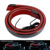 LED Spoiler Lights Universal Carbon Fiber Spoiler Lip Kit For Car Turn Signal Brake Lamps Exterior Accessories Styling Tail Wing