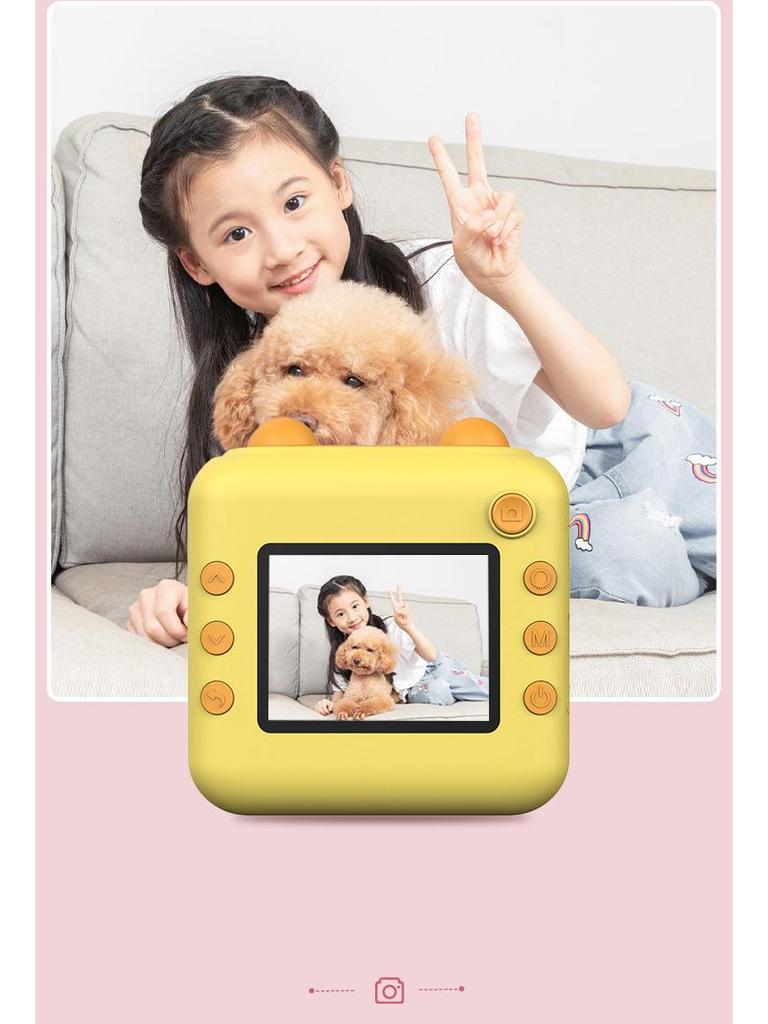 Cross-border Exclusive Children's Instant Print HD Mini Camera, Multifunctional Digital SLR.