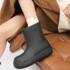 Módní dámské holínky 2025 Nové voděodolné boty pro ženy Venkovní protiskluzové dámské pracovní boty Vysoce kvalitní platformové EVA boty