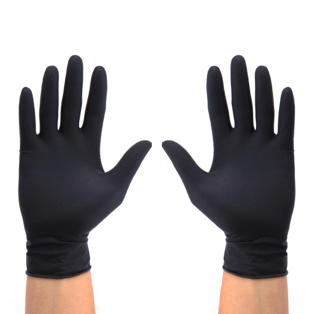 10Pcs Hair Salon Gloves Reusable Laboratory Medium Size Portable Home