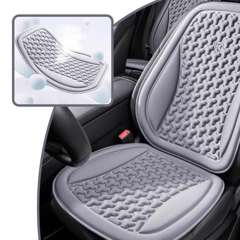 Car Seat Cover Summer 3D Breathable Ice Silk Car Seat Universal Pads Cushion Design Convex Protector Chair Seat Auto Mat Au T7M3