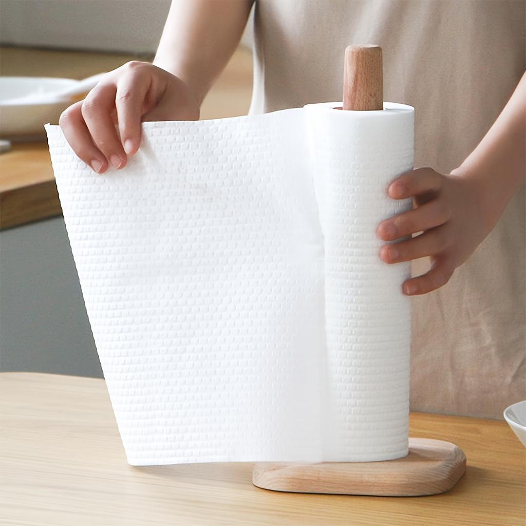 Kitchen Paper Towels Dry and Wet Dual-use Paper Towel Rolls Double-layer Environmentally Friendly and Not Easy To Break