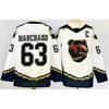 Mens Retro Embroidered Ice Hockey Jersey Team Bear 63 Training Uniform Adult Players