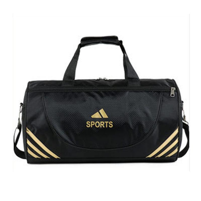 

Спортивная сумка-цилиндр для тхэквондо, плавания, фитнеса - Настраиваемый логотип, ручная дорожная сумка золотой