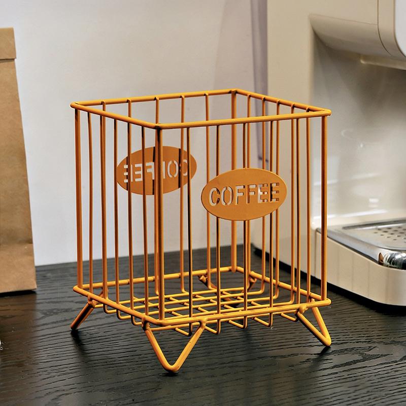 

1Pcs Coffee Pod Holder Large Capacity Coffee Capsule Holder Coffee Creamer Container Irregular Shape Pod Storage Cup