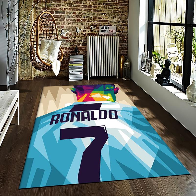 Geometryczny Dywan Ronaldo 7 z Kolorowym Abstrakcyjnym Wzorem Nadaje się do użytku jako antypoślizgowy do salonu sypialni sof