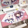 Gaming Office Laptop Soft Mice Mat XL Desktop Carpet Anime Kawaii Girl Chocola Nekopara Natural Rubber Deskmat Antislip MousePad