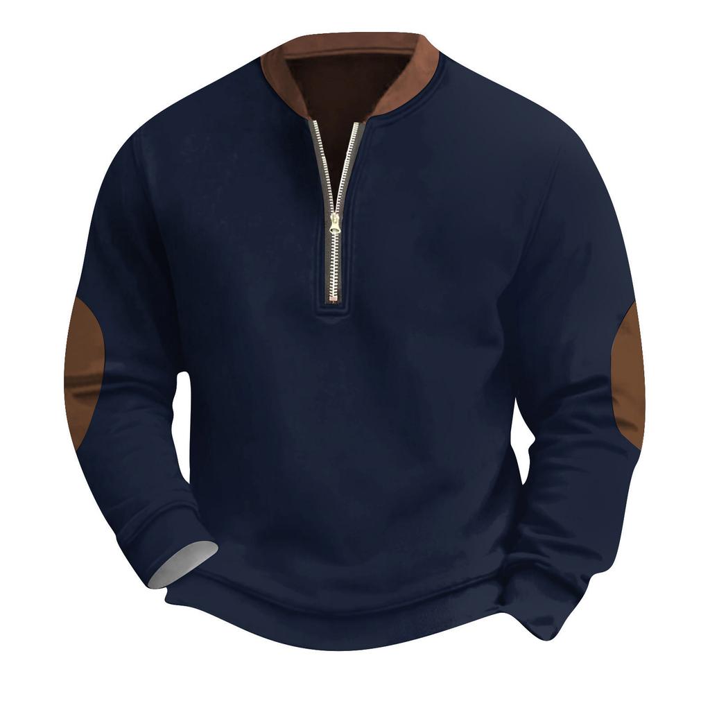 Lässiges Retro-Sweatshirt mit Farbverlauf für Herren