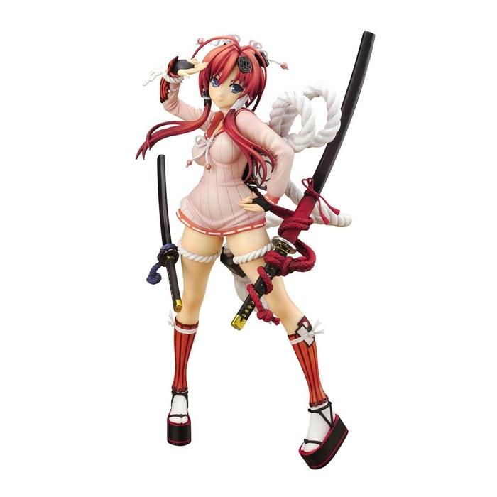Hyakkaroran Yagyu Jubei (1/8 Scale PVC Painted Complete Figure) Red 8.7 Inches
