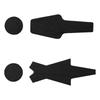 Stylish Wood Restroom Signs Men and Women Bathroom Signs Toilet Signage Plaques Set for Indoor Public and Home Use