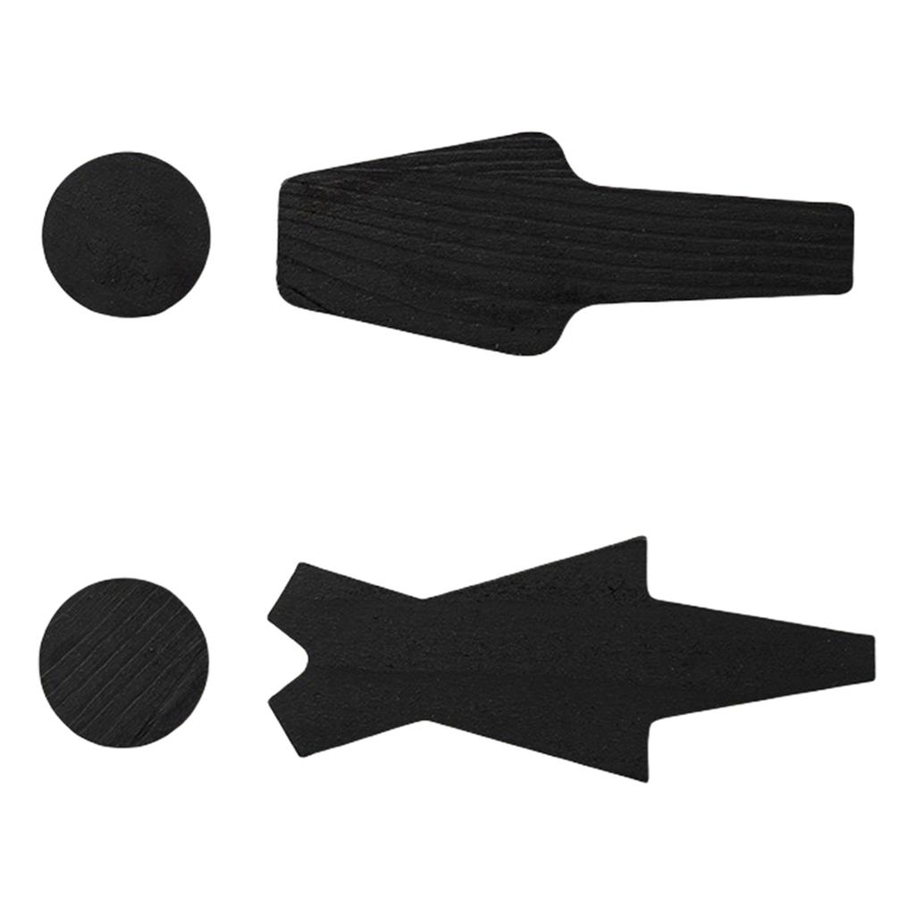 Stylish Wood Restroom Signs Men and Women Bathroom Signs Toilet Signage Plaques Set for Indoor Public and Home Use