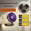 5000mAh 3IN1 Rechargeable Multifunctional Portable Fan Wall Mounted Fan 90° Folding Fan 4 Gears With Warm Night Light New 2026