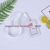 Double-Sided Transparent Colored ID Badge Holder Sleeve