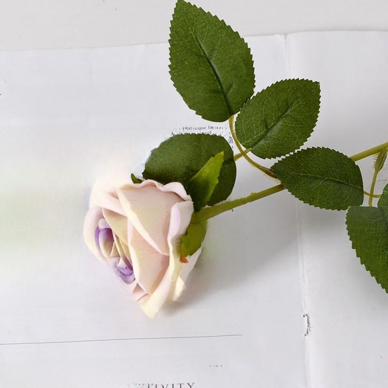 Single Velvet Strand Rose Simulation Flower Table Decor And Special Occasions