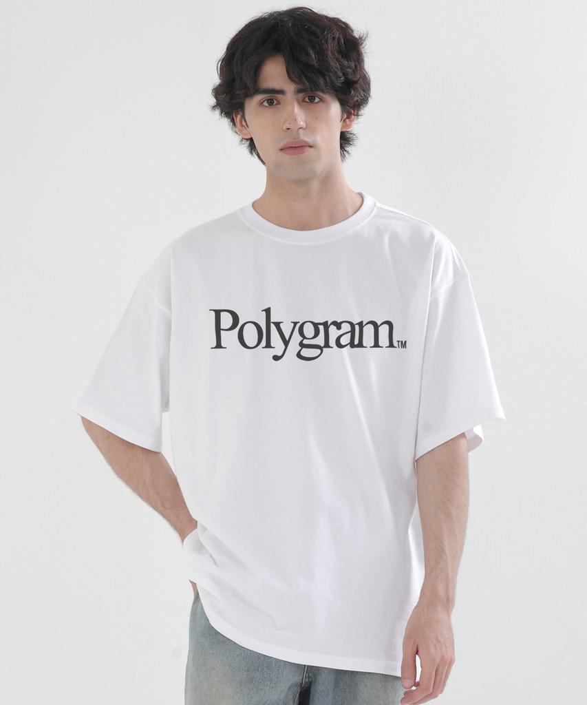POLYGRAM Lettering Pgm 16-Count Cotton Oversized Short Sleeve T-Shirt [3 Colors]