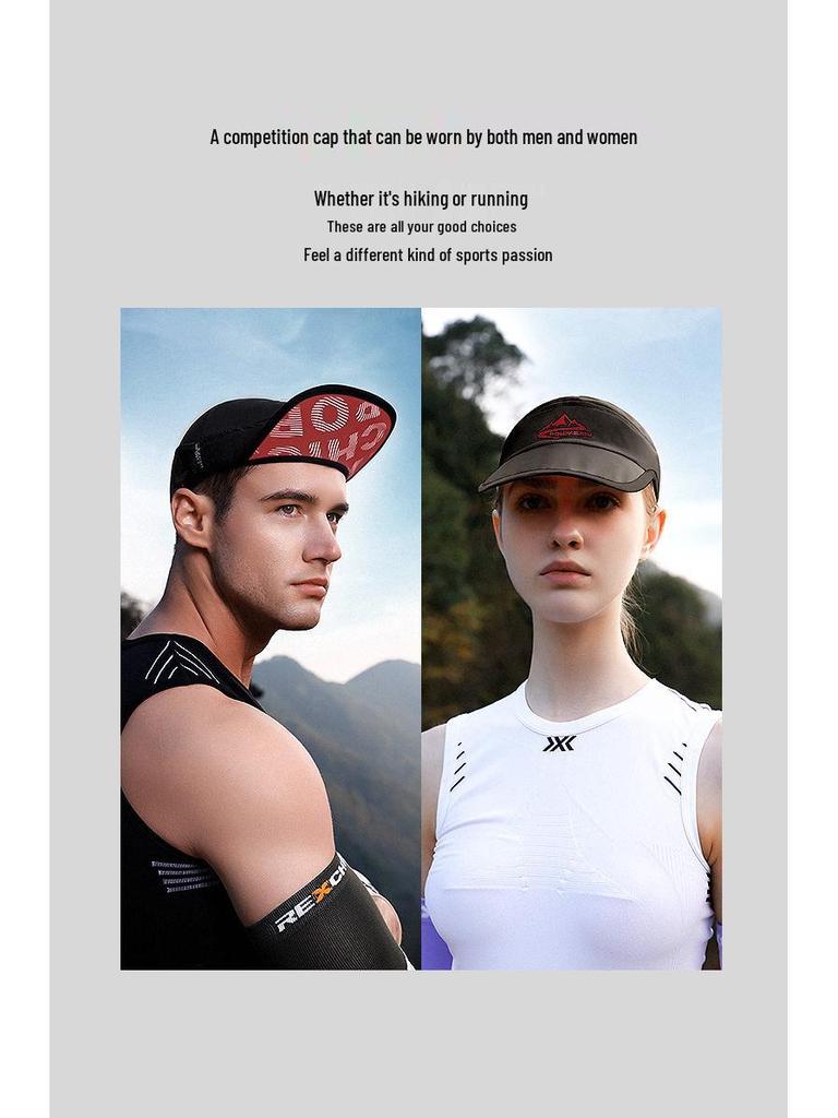 Summer Sports Visor: Lightweight, Breathable, Quick-Dry Sun Protection for Running, Training, Tennis, and Marathons