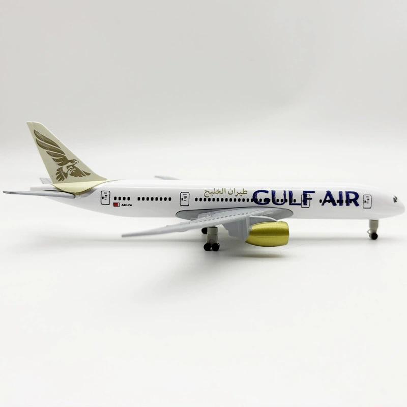 1/400 20CM Alloy Aircraft Model Airplane B787 Gulf Air 787 Metal Airplane Model Gift For Home Interior Decoration