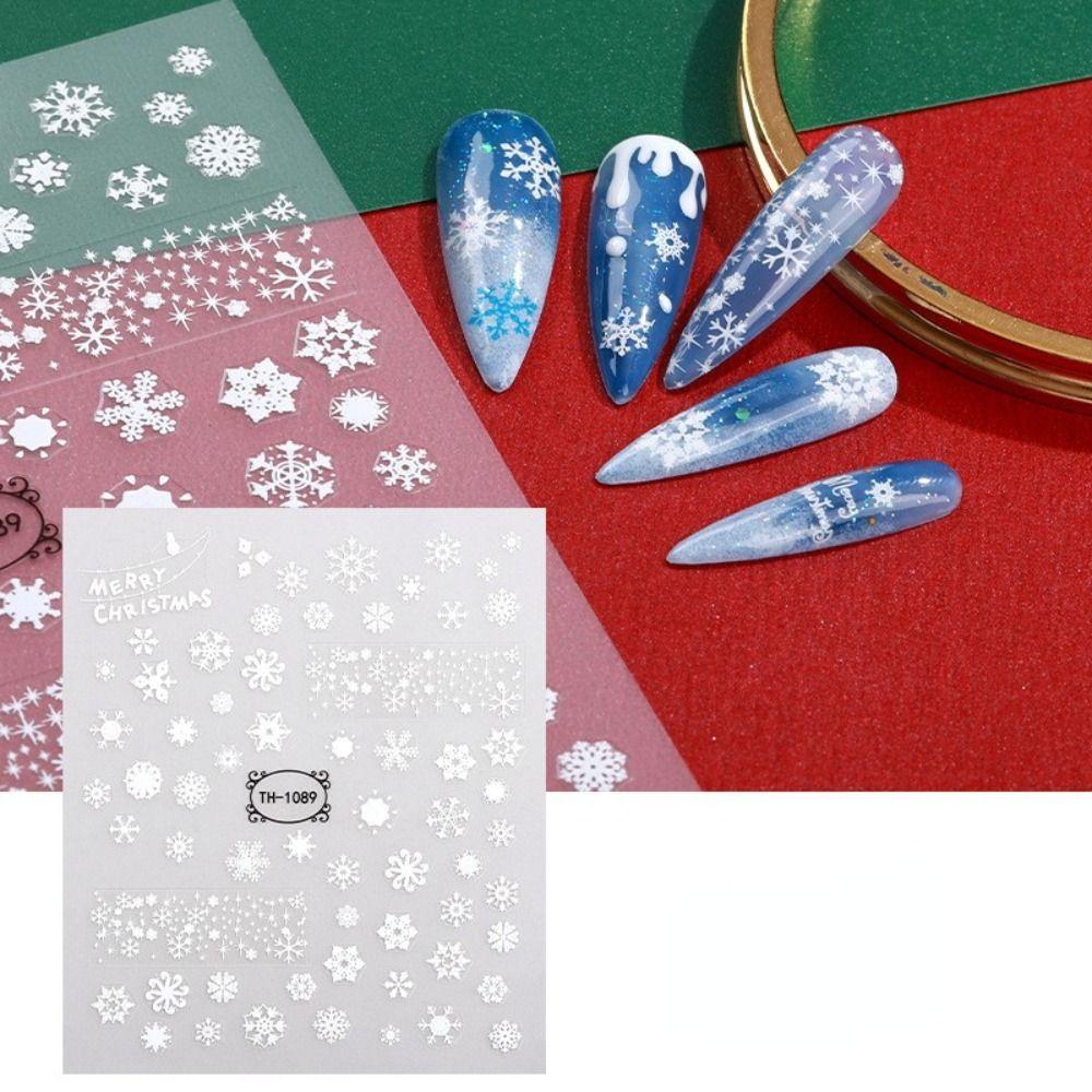 Adhesive Nail Salon Manicuring Nail Decals Christmas Nail Sticker Nail Art Sticker Nail Decoration