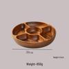 Japanese Style Walnut Acacia Wood Fruit and Salad Bowl Set