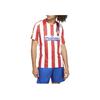 Nike Koszulka piłkarska Atletico Madryt z krótkim rękawem w paski z nadrukowanym logo Męska koszulka Czerwono-biała AJ5523-612
