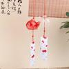 Fish Ornament Wind Chime Chimes Japanese Glass s Style Goldfish Garden Hanging 1PCS  Outdoor Decor Pendant Furin Decorative