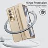 Galaxy Z Fold4 Case With Tempered Glass Screen Protector Full Coverage Shockproof PC Cover Kickstand
