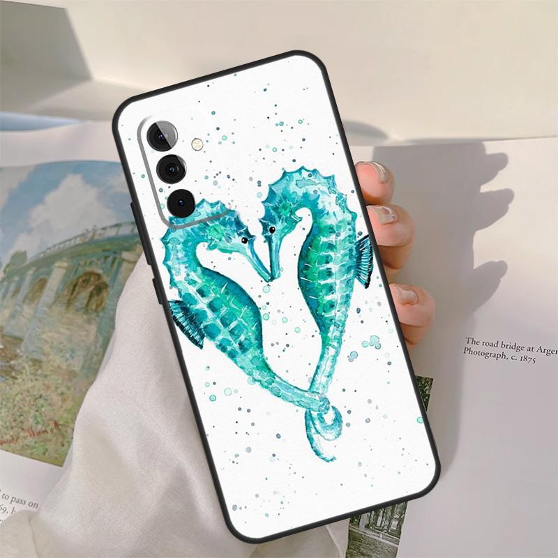 Seahorse Case For Samsung Galaxy A52 A32 A12 A22 A16 A26 A36 A56 A06 A55 A35 A15 A54 A34 A14 A13 A53