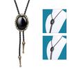 Bolo Tie for Men Parts Cowboy Western Cowgirl Alloy Sweater Shirt Decors Necktie