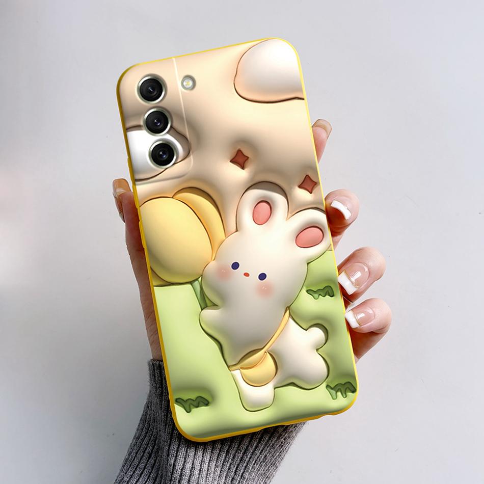 Silicone Case For Samsung Galaxy S21FE Case S21 Ultra 5G Astronaut Phone Case S21 FE Fundas For Samsung S21 Plus S21+ S 21 Cover