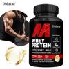 Didacat Proteine del Siero di Latte Gold Integratore Alimentare, 120 Capsule
