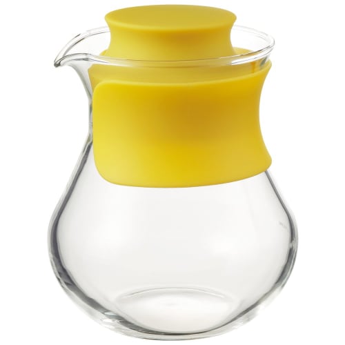 

iwaki Heat-Resistant Glass Dressing Bottle, Arentin, Pineapple Yellow, 240ml, KT5016-Y