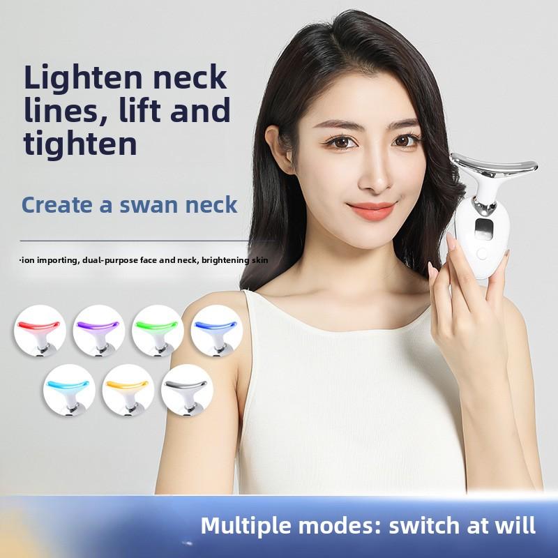 Neck Beauty Instrument Dilute Neck Lines Neck Care Massager Neck Protection Instrument Lift and Tighten Nasolabial Folds Beauty Instrument
